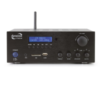 Dynavox VT80MK kompakt stereoförstärkare med Bluetooth & Radio, svart