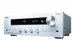 Onkyo TX-8270 stereofrstrkare med ntverk, HDMI & RIAA-steg, silver