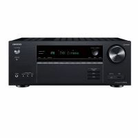 Onkyo TX-NR6100 hemmabioförstärkare med THX Select & Dolby Atmos, svart