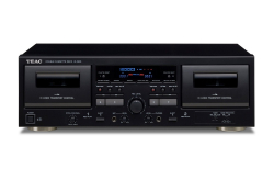 Teac W-1200 dubbel-kassettdäck med digitalisering