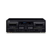 Teac W-1200 dubbel-kassettdäck med digitalisering