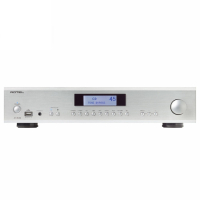 Rotel A14 MKII stereoförstärkare med DAC, RIAA-steg & MQA-stöd, silver