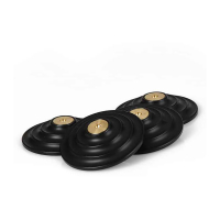 Solid Tech Floor Protectors, 4-pack svart