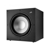 Polk Audio MXT12 aktiv subwoofer, svart