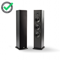 Polk Audio T50 golvhögtalare, svart par