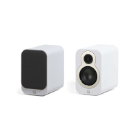 Q Acoustics 3010c stativhgtalare, mattvitt par