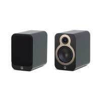 Q Acoustics 3020c stativhgtalare, mattsvart par