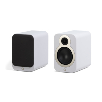 Q Acoustics 3020c stativhgtalare, mattvitt par