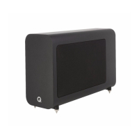 Q Acoustics 3060S kompakt aktiv baslåda, svart