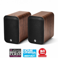 Q Acoustics M20 aktiva hgtalare med Bluetooth & DAC, valnt par