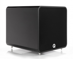 Q Acoustics QB12 aktiv subwoofer, pianosvart