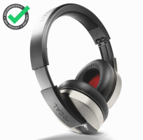 Focal Listen slutna on-ear hörlurar, svart/silver