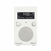 Tivoli Audio PAL+ BT gen 2, vattentlig DAB/FM-radio med Bluetooth, vit