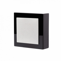 DLS Flatbox Slim Mini vgghgtalare, pianosvart styck (1 st kvar)