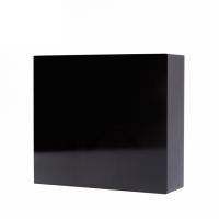 DLS Flatsub Midi vggmonteringsbar aktiv subwoofer, pianosvart