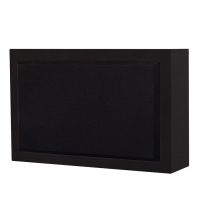 DLS Flatsub 8.2 väggmonteringsbar aktiv subwoofer, mattsvart