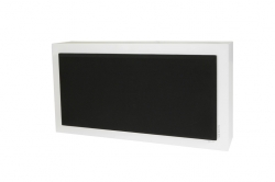 DLS Flatsub Stereo One 2.1, aktiv subwoofer med Bluetooth mattvit