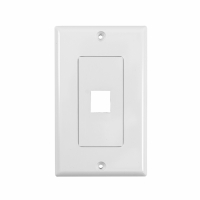 System One WP801 Wallplate, med 1 uttag
