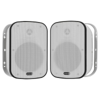 Dayton Audio IO65XTW, 6.5 tums utomhushögtalare med 70/100V-stöd, vitt par