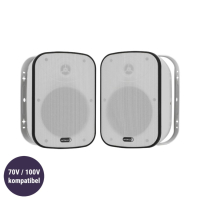 Dayton Audio IO65XTB utomhushögtalare med 100V-stöd, vitt par