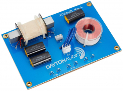 Dayton Audio XO2W-3K, delningsfilter 2-vägs