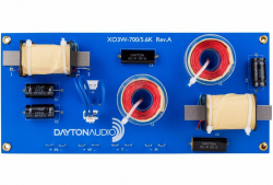 Dayton Audio XO3W-700/5.6K, delningsfilter 3-vägs