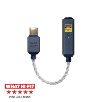 iFi Audio Go Link 2 kompakt hörlursförstärkare med USB-C DAC