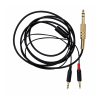 TPHC NECH-3001 Basic 6.3mm hörlurskabel, 2 meter