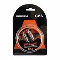 GAS RCA Stereo Dual Twist ljudkabel