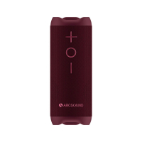 Arcsound EDGE bärbar Bluetooth-högtalare med IPX6-klassning, Ruby Red
