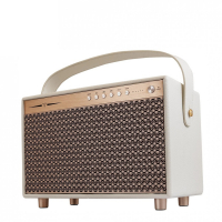 Dynavoice Classic CL-15A White, bärbar Bluetooth-högtalare med powerbank
