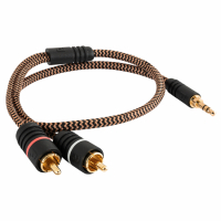 Proson Arctic 3.5mm - 2RCA ljudkabel, 0.5 meter