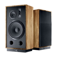 Magnat Transpuls 1500, Vintage-designade golvhögtalare par, valnöt