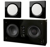 DLS D-One & Flatsub Stereo One 2.1 stereopaket, svart