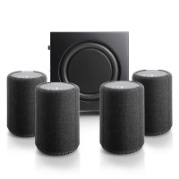 Audio Pro A10 & Addon C-Sub 4.1 högtalarpaket, mörkgrå