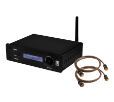 System One A50BT stereoförstärkare med Proson Arctic RCA-ljudkabel