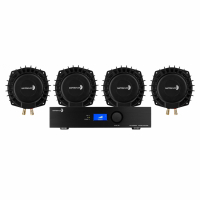 Dayton Audio APA1200DSP & 4 st BST-300EX Hemmabio Basshakerpaket