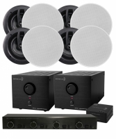 Dayton Audio APA150 & System One IC670, 4-zons system med tv frstrkare