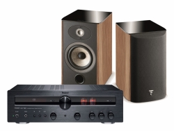 Magnat MR780 & Focal Aria 906 ljus valnöt, stereopaket