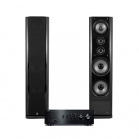 Yamaha A-S501 II & System One SF-168B Svarta, stereopaket