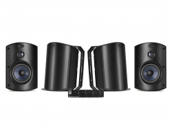 System One SC4B hgtalarvxel & 2 par Polk Audio Atrium 6 Svarta Utomhushgtalare