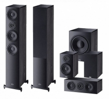 Heco Aurora 700 Högtalarpaket Hemmabio 5.1 Ebony Black