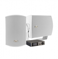 Dynavoice CA802BT & Klipsch AW-525 Vita Utomhush�gtalare Stereopaket