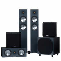 Monitor Audio Bronze 200 6G Högtalarpaket Hemmabio 5.1 Svart