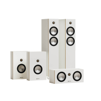 Monitor Audio Bronze 300 7G Högtalarpaket Hemmabio 5.0 Vitt