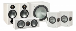 Monitor Audio Bronze 2 högtalarpaket 5.1, vitt