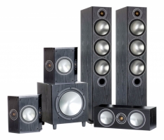 Monitor Audio Bronze 6 högtalarpaket 5.1, svart
