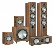 Monitor Audio Bronze 6 högtalarpaket 5.1, valnöt