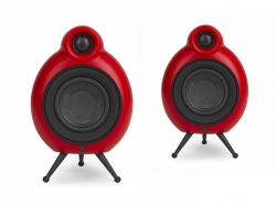 Podspeakers MicroPod BT MKII, röd högtalare med Bluetooth, par