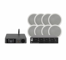 Dynavoice CA802BT med System One SC4B högtalarväxel & System One IC620, 4 par